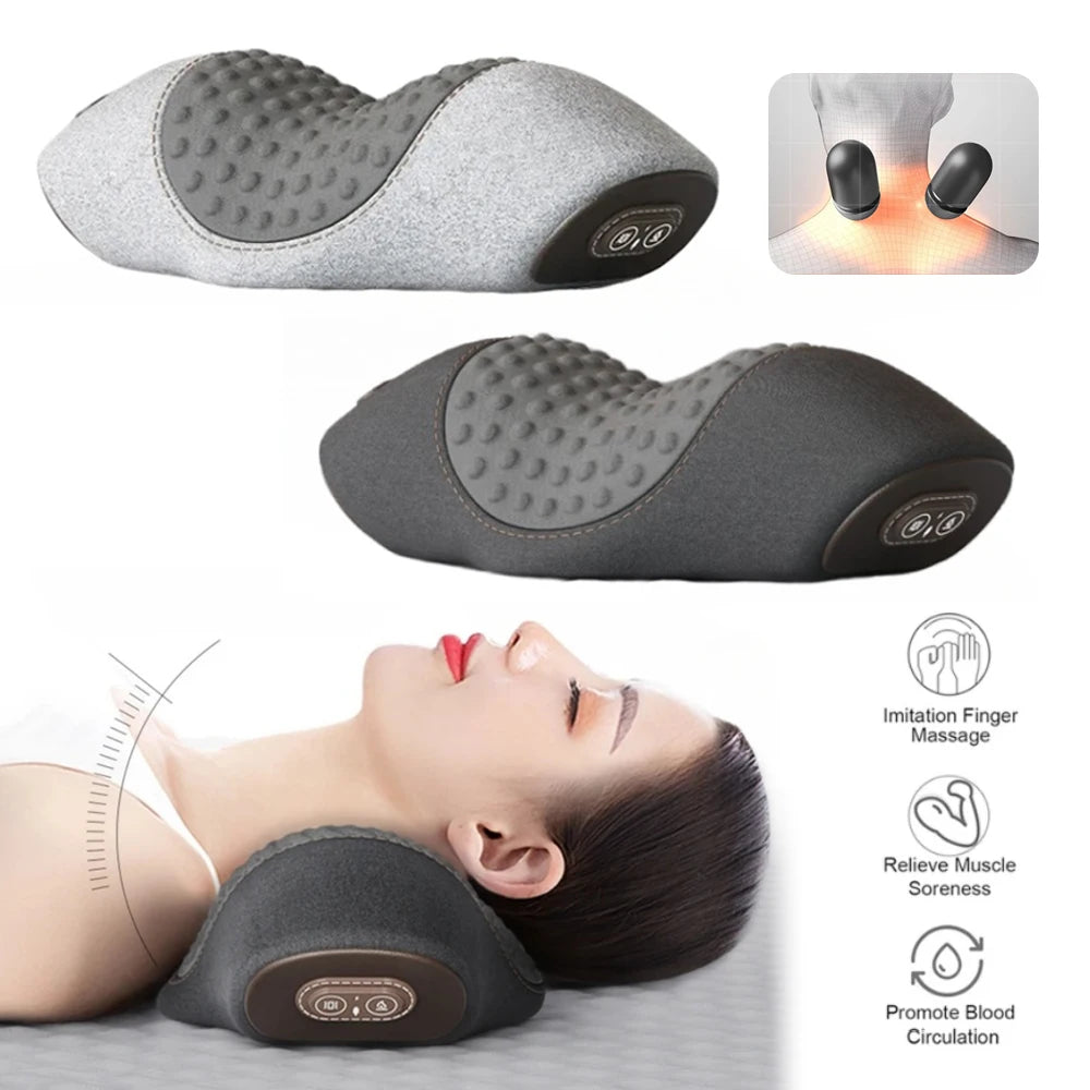 Heated Neck Massager Pillow