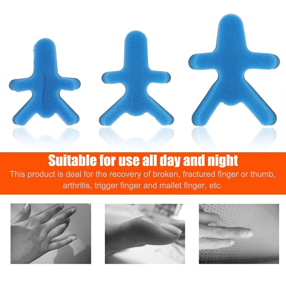 Tcare Medical Finger Splint Brace Frog Phalanx Posture Corrector Aluminium Finger Protect Support Recovery Injury Malleable Belt