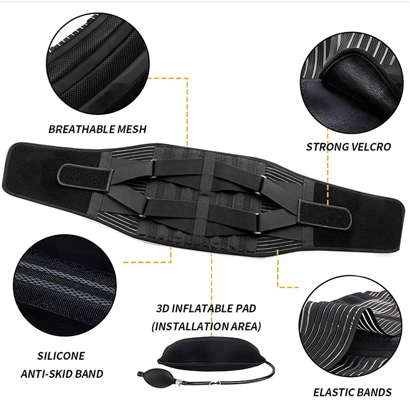 Adjustable Lower Back Support Belt