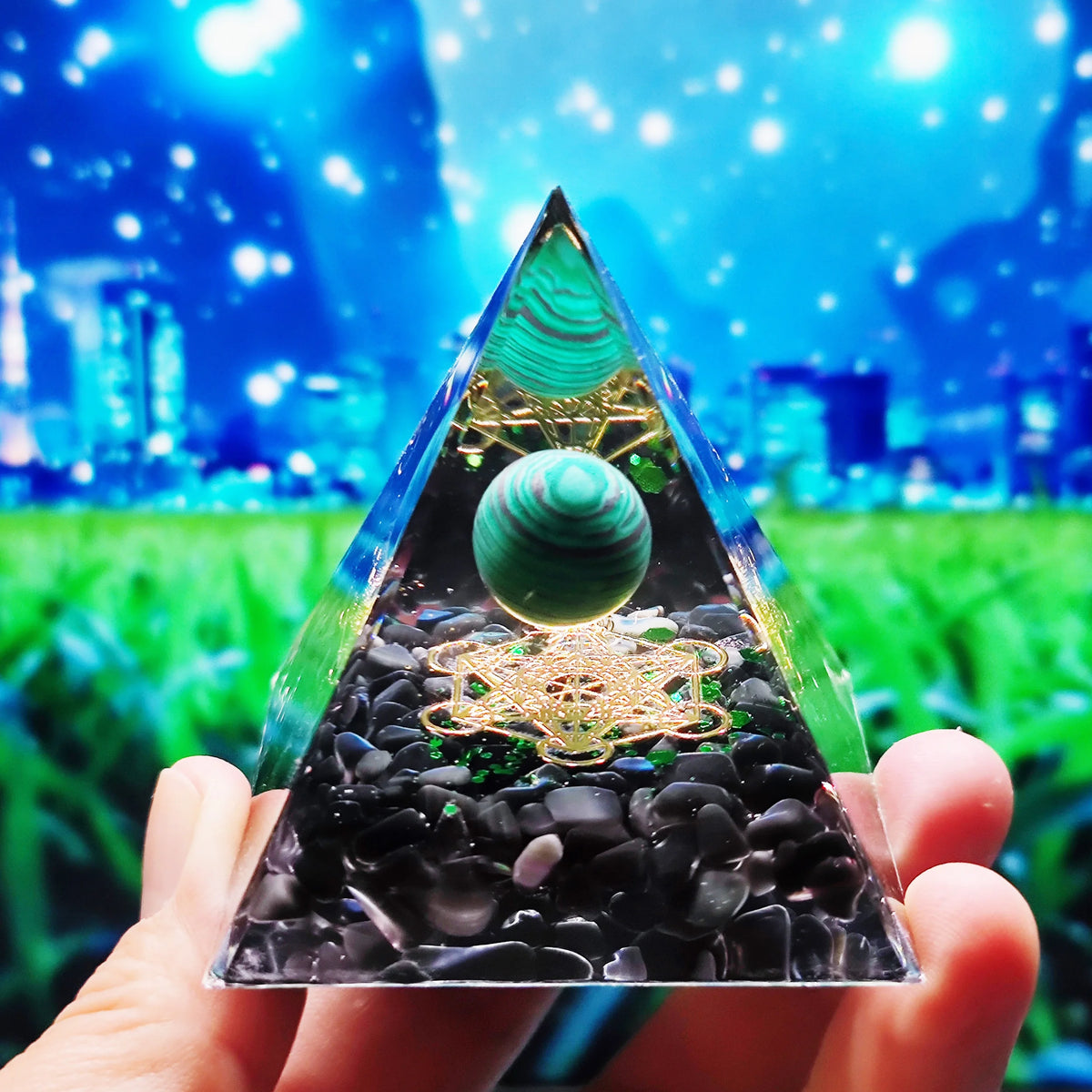 Orgonite Pyramid Crystals