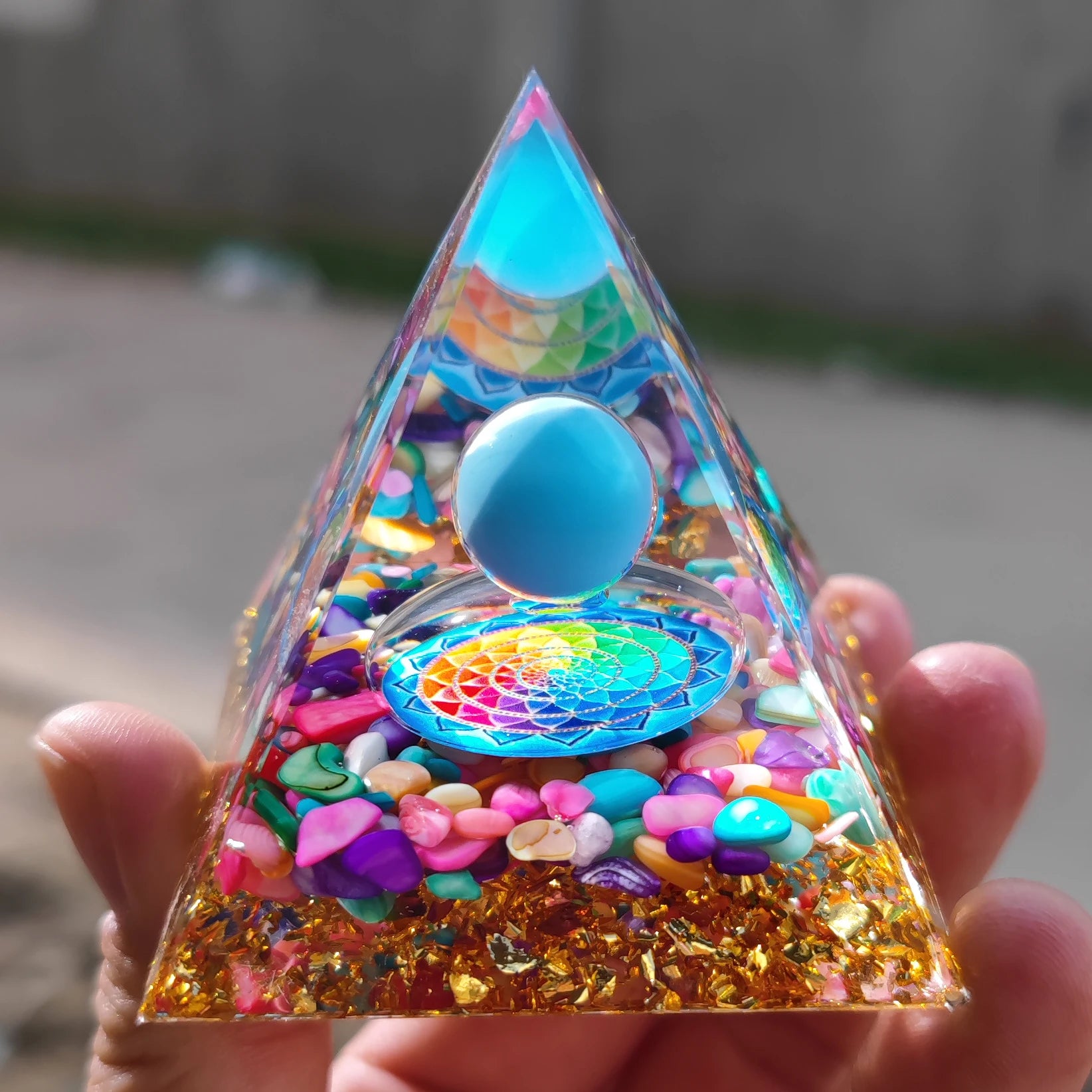 Orgonite Pyramid Crystals