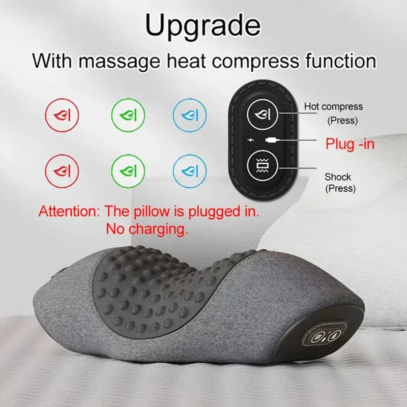 Heated Neck Massager Pillow