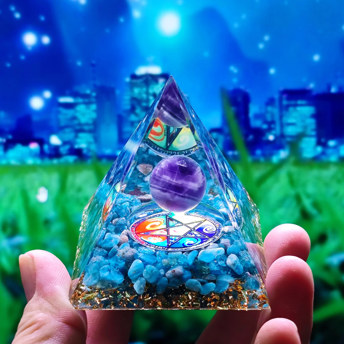 Orgonite Pyramid Crystals