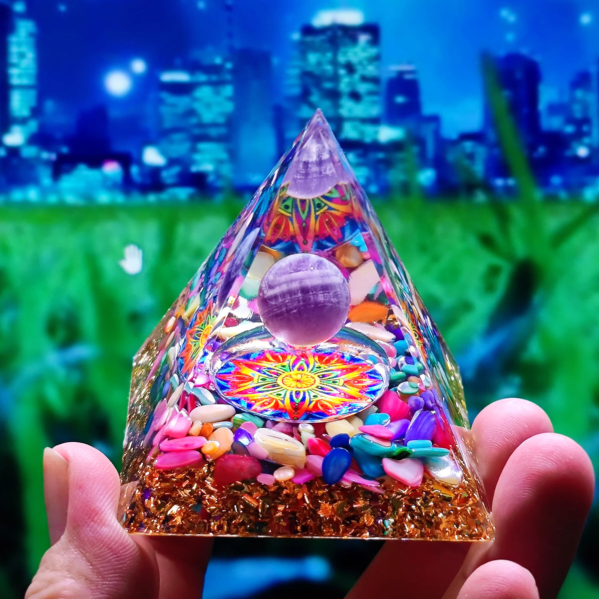 Orgonite Pyramid Crystals