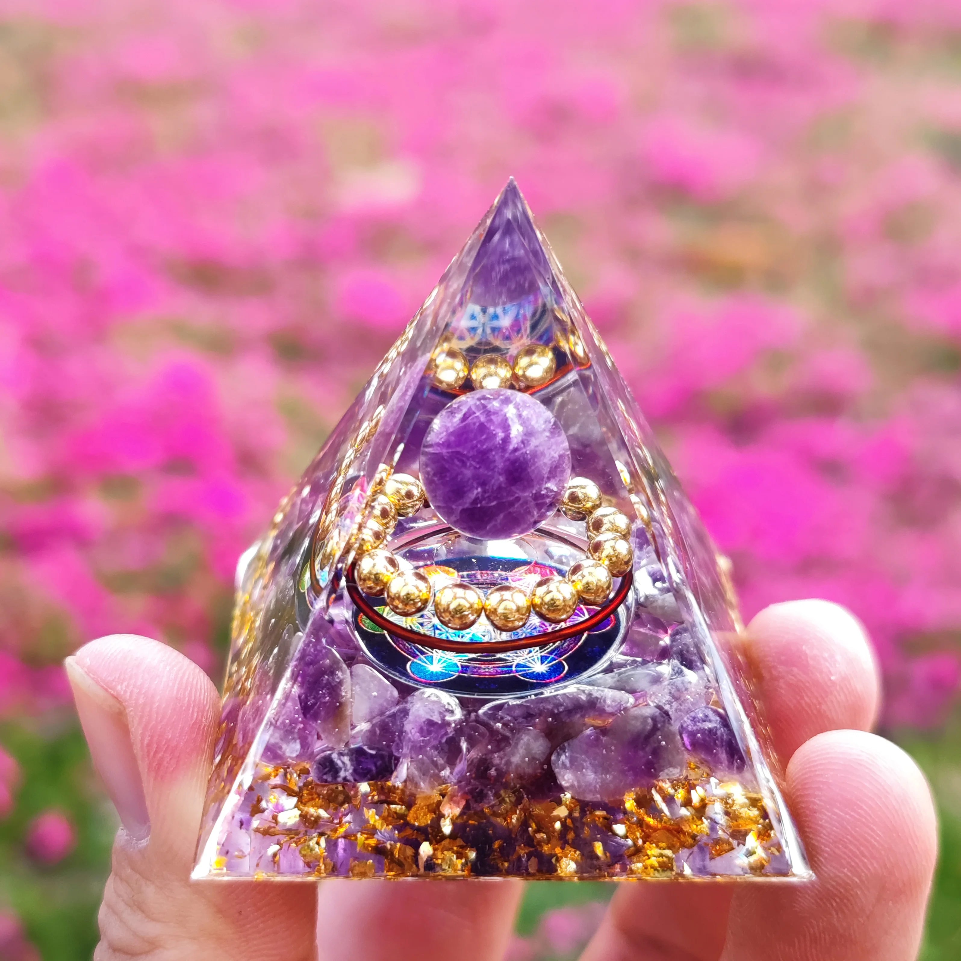 Orgonite Pyramid Crystals