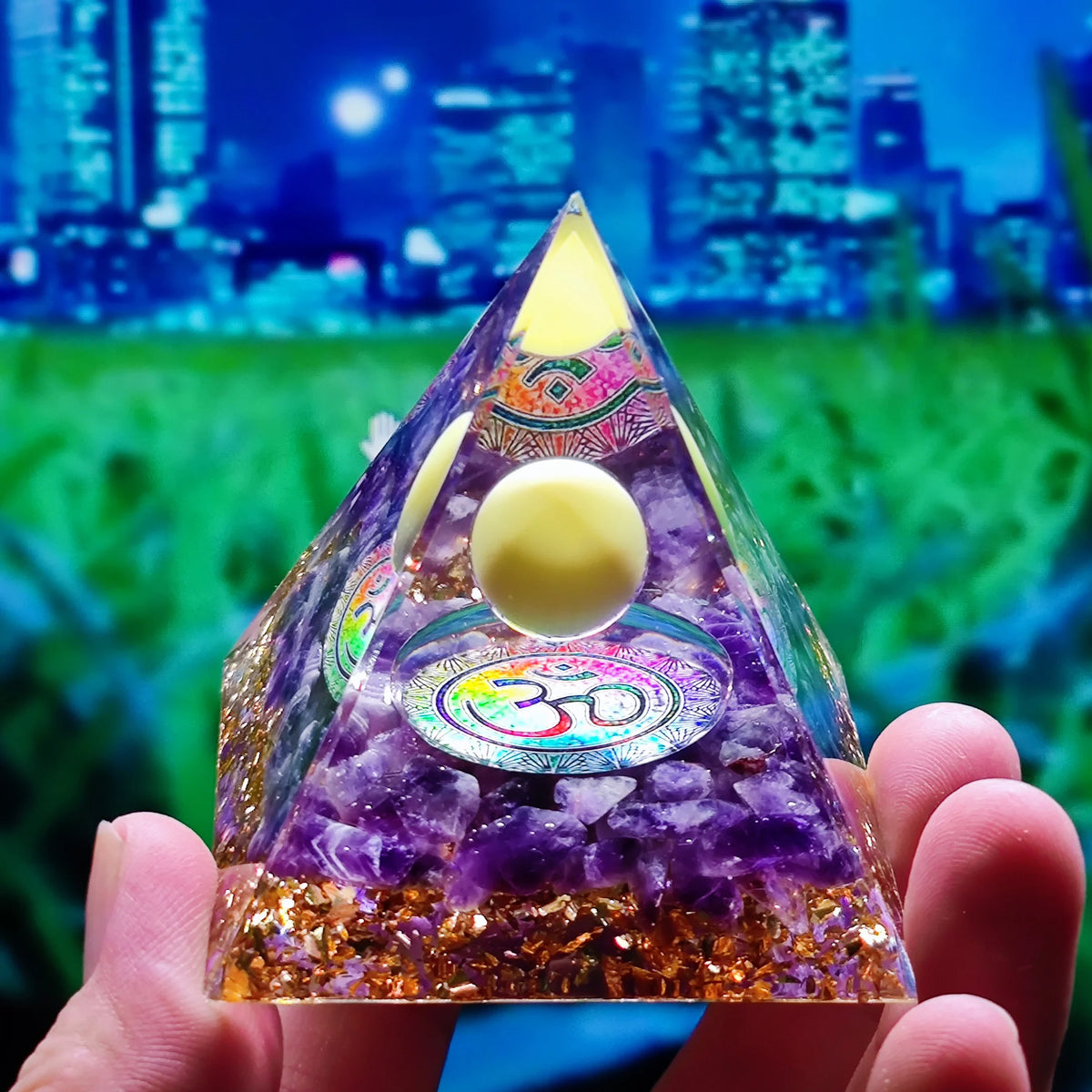 Orgonite Pyramid Crystals