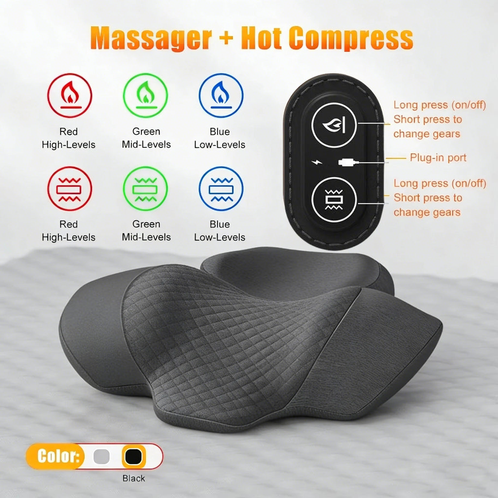 Heated Neck Massager Pillow